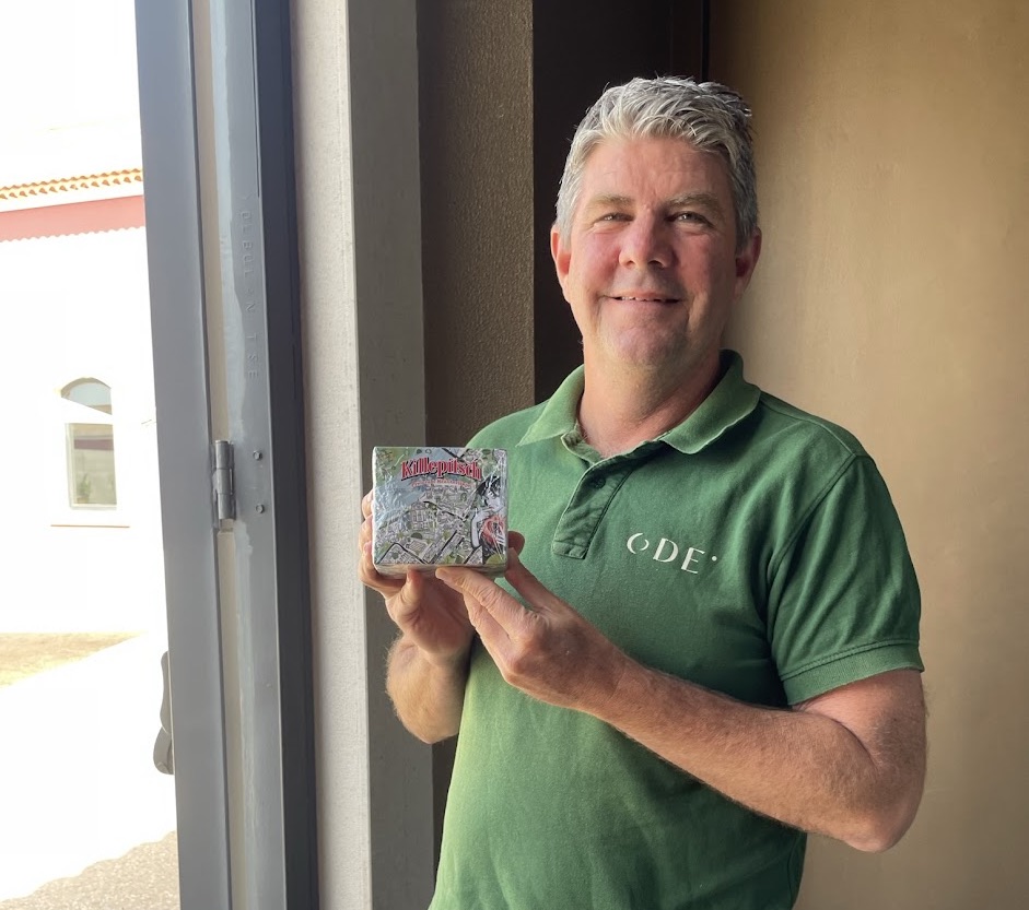 Jim, Direktor der ODE-Winery, den wir mit Winebuddys besuchen.